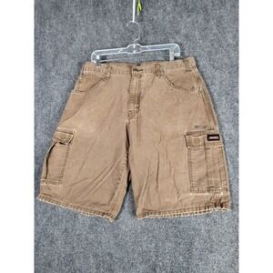 Dickies Cargo Shorts Sz 36 Y2K Dark Brown Baggy Carpenter Work Classic School‎